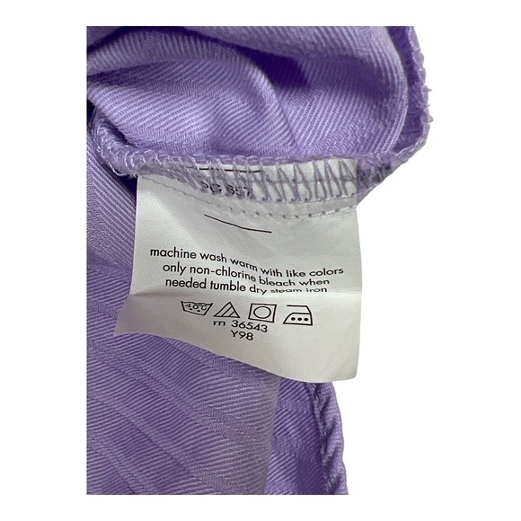 Kenneth Cole Reaction Slim Fit Dress Shirt 15.5 34/35 Lavender Purple - Picture 7 of 9